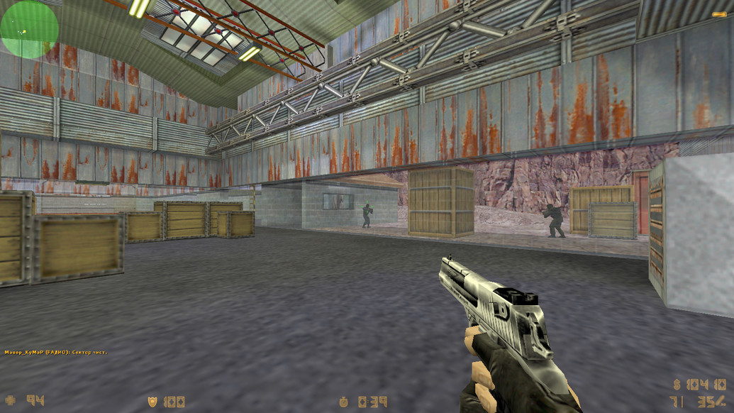 CS 1.6 с прозрачными стенами для прострелов
