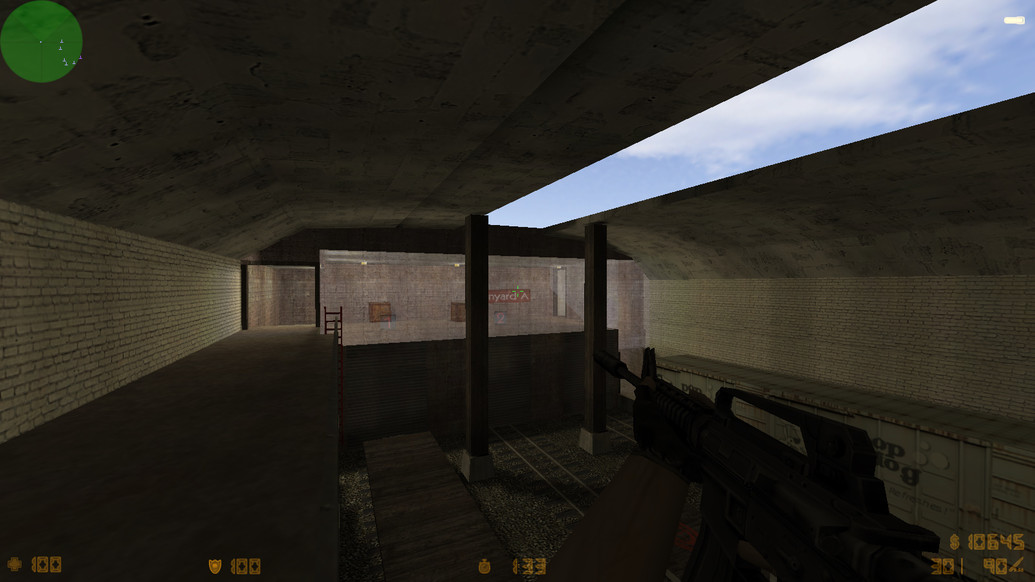CS 1.6 с прозрачными стенами для прострелов