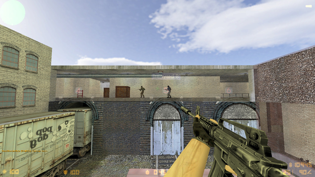 CS 1.6 с прозрачными стенами для прострелов