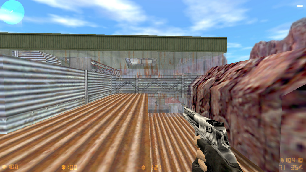 CS 1.6 с прозрачными стенами для прострелов