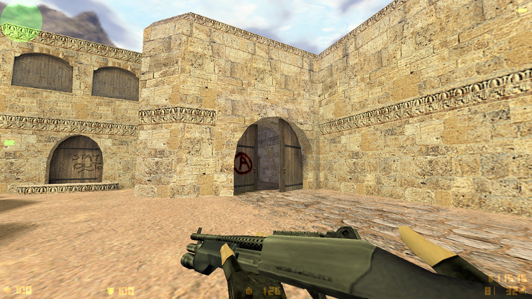 CS 1.6 с осмотром оружия