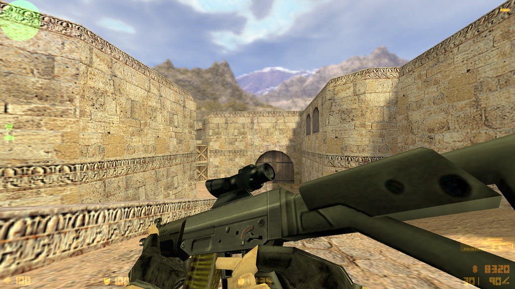 CS 1.6 с осмотром оружия