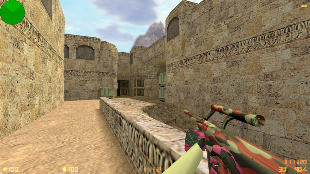 CS 1.6 с вытянутыми руками