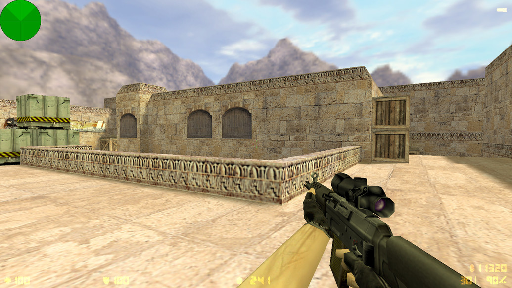 CS 1.6 с вытянутыми руками