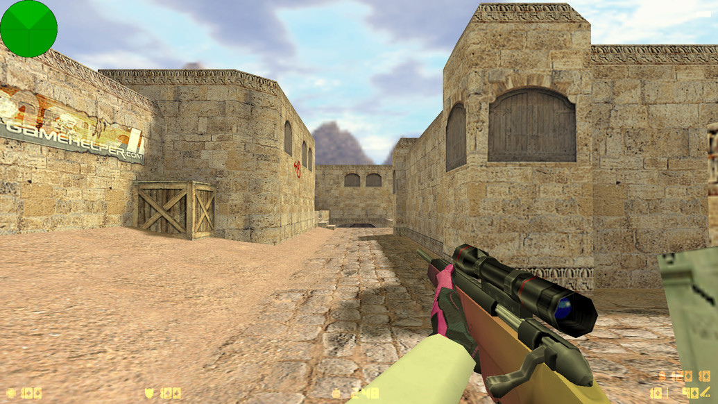 CS 1.6 с вытянутыми руками