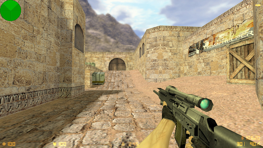 CS 1.6 с вытянутыми руками