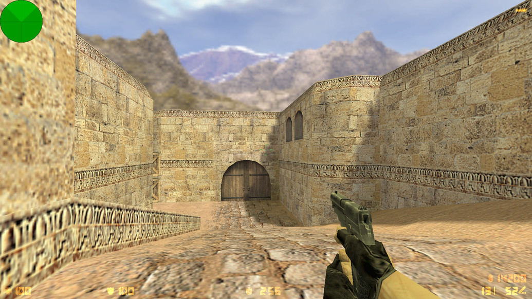 CS 1.6 с вытянутыми руками