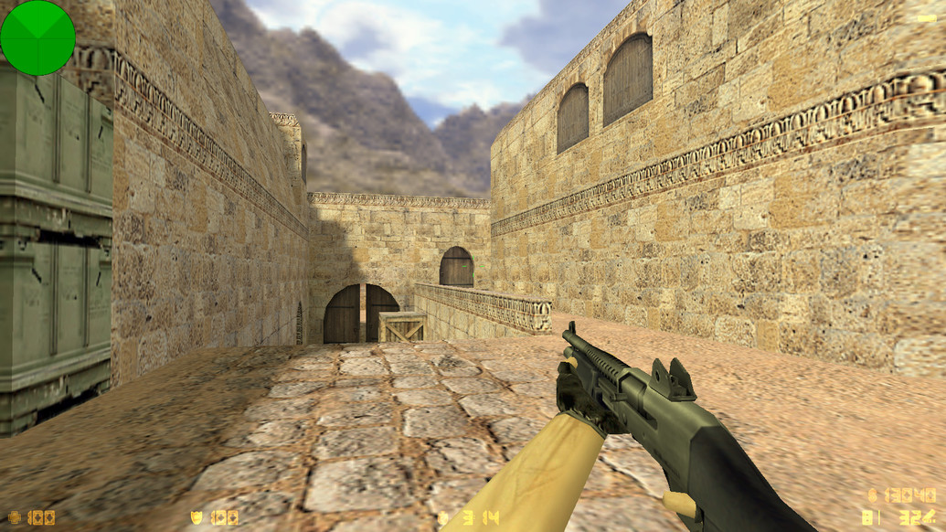 CS 1.6 с вытянутыми руками
