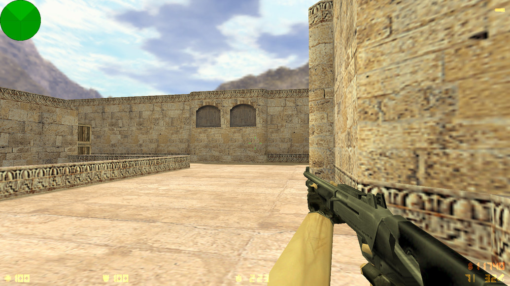 CS 1.6 с вытянутыми руками