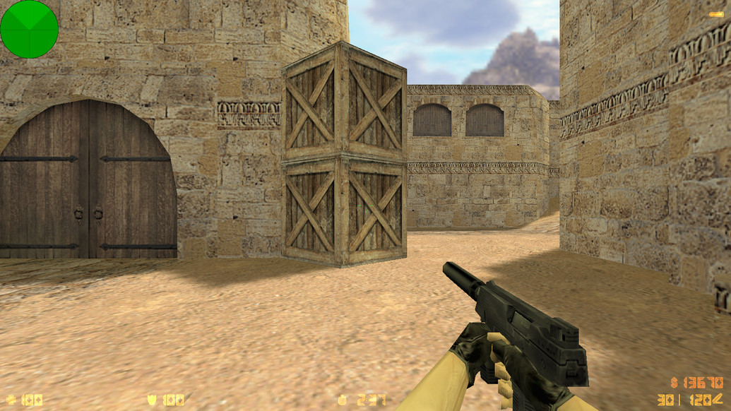 CS 1.6 с вытянутыми руками