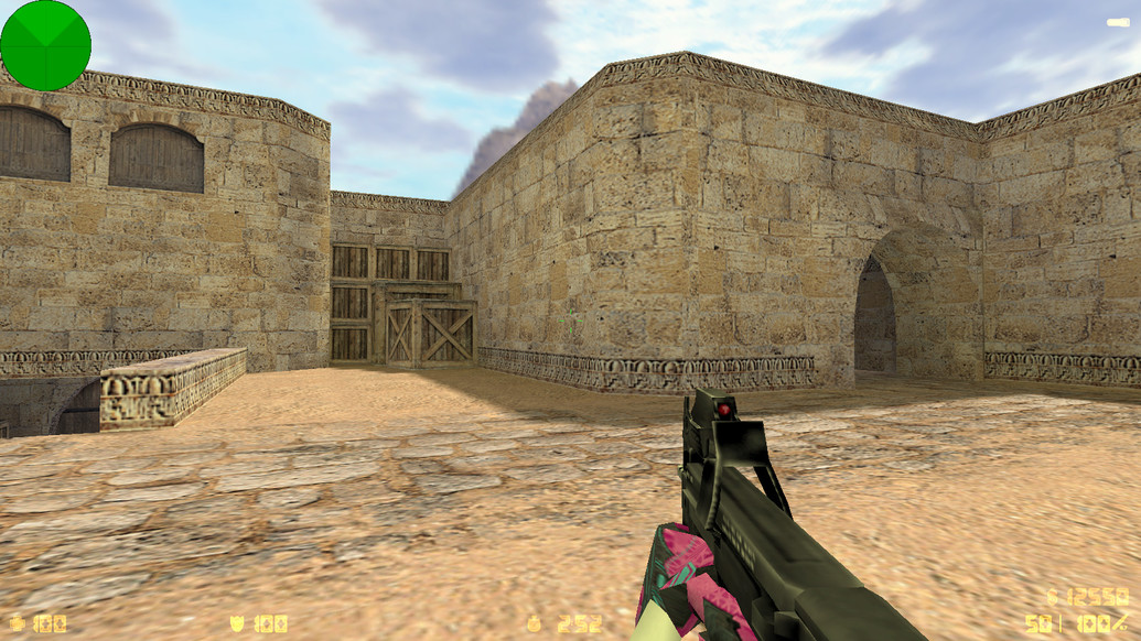 CS 1.6 с вытянутыми руками