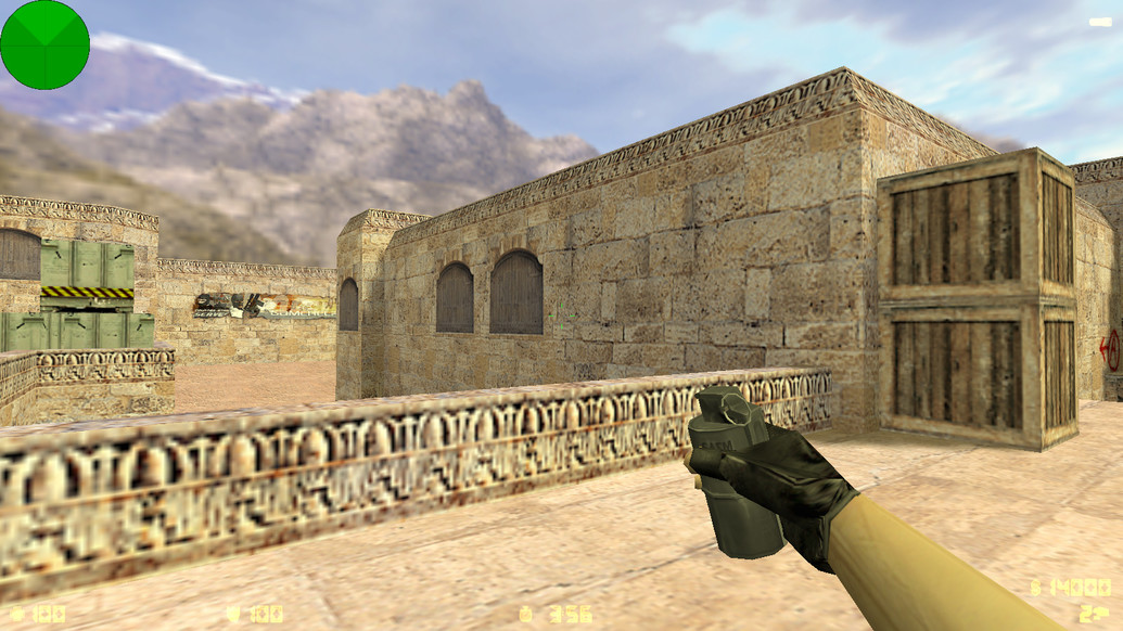 CS 1.6 с вытянутыми руками