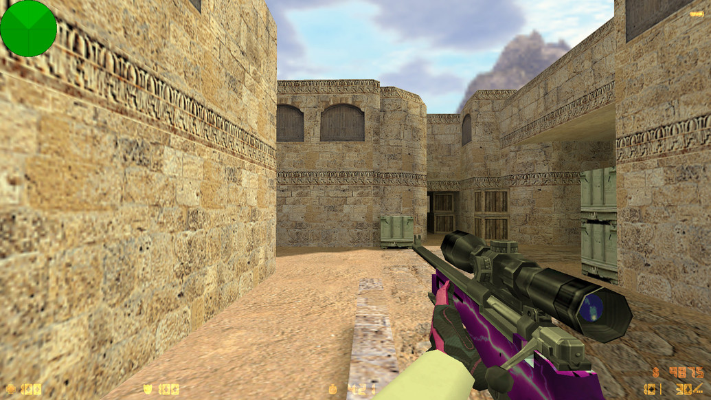 CS 1.6 с вытянутыми руками
