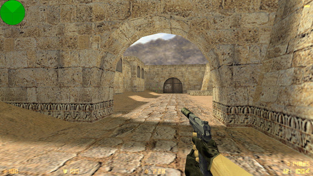 CS 1.6 с вытянутыми руками