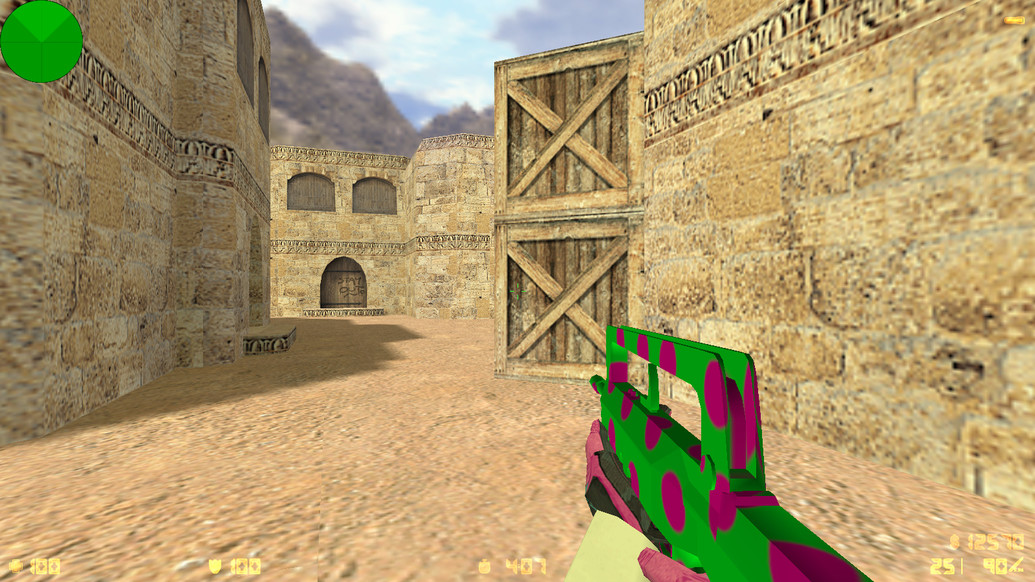 CS 1.6 с вытянутыми руками