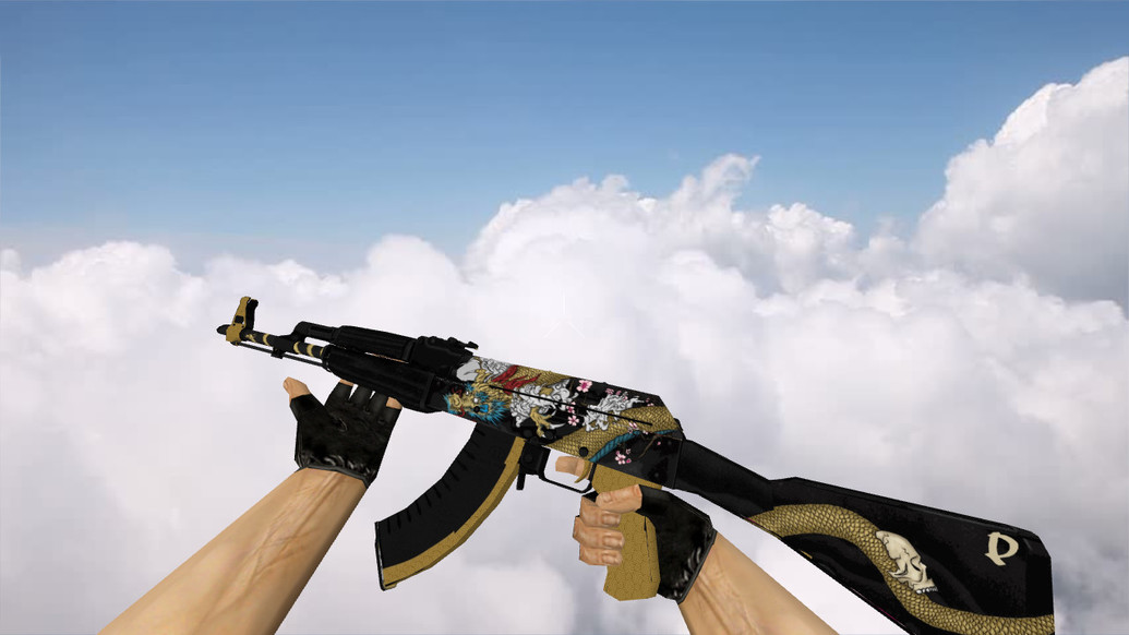 «AK-47 Dragon Gold» для CS 1.6