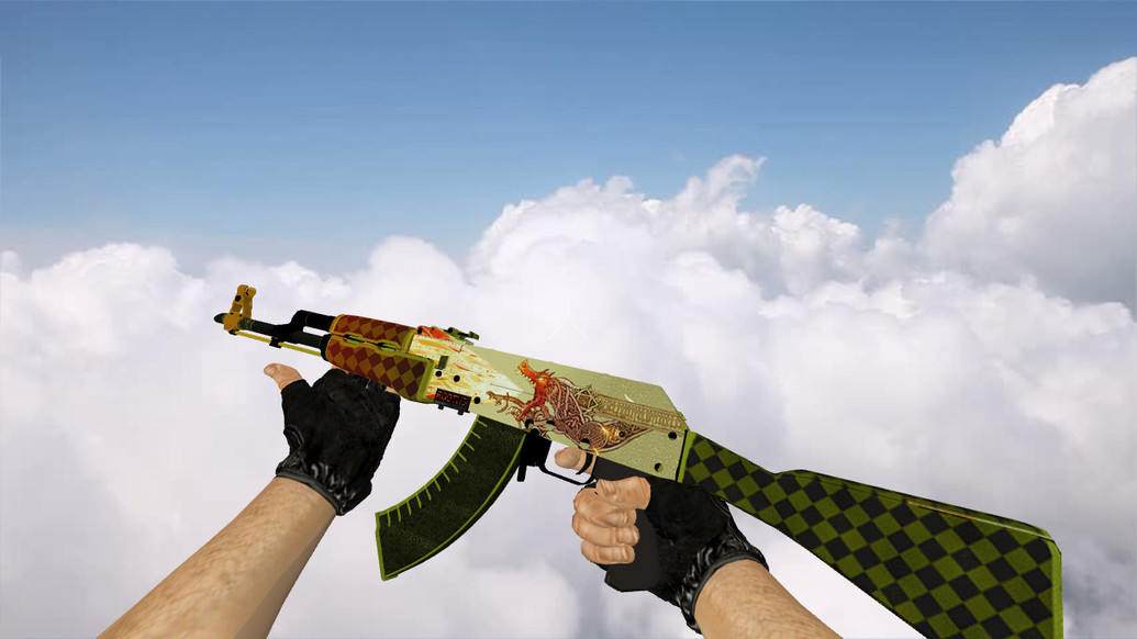 «AK-47 Dragon Lore» для CS 1.6
