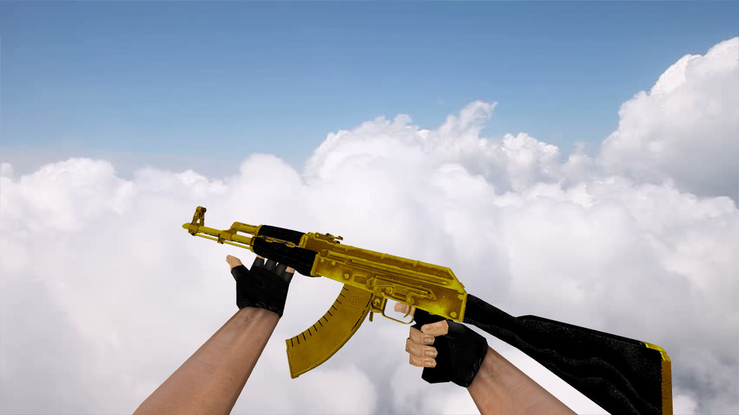 «AK-47 Golden Anim» для CS 1.6