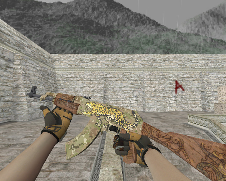 Скин AK-47 Panthera Onca для CS 1.6 - скачать на All-CS.ru