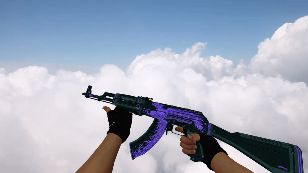 «AK-47 Phoenix Rise Purple» для CS 1.6