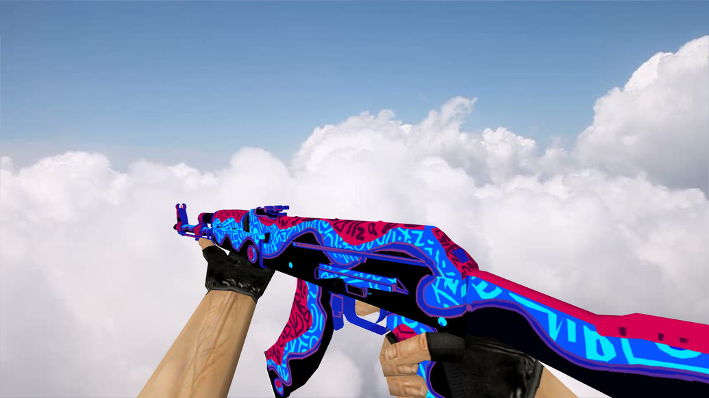 «AK-47 Red Ice» для CS 1.6