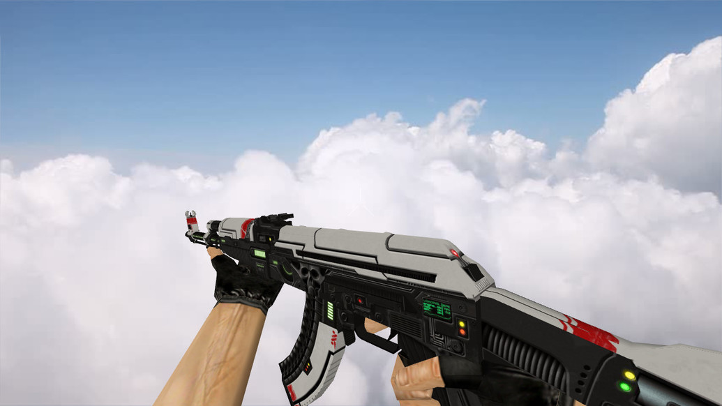 «AK-47 Sci Fi Red» для CS 1.6