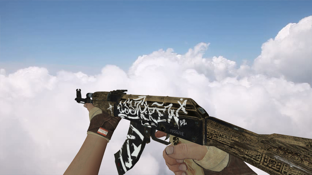 Модель "AK-47 Wasteland Rebel" для CS 1.6.