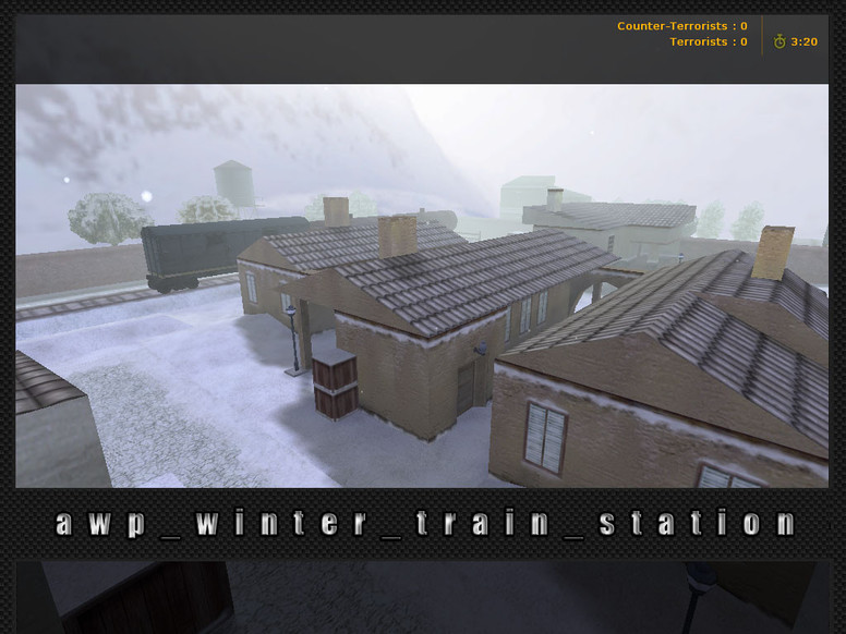 «awp_winter_train_station» для CS 1.6