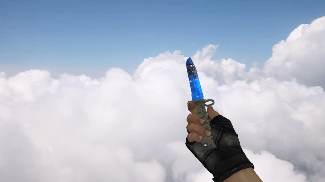 «Штык-нож «Blue Galaxy»» для CS 1.6
