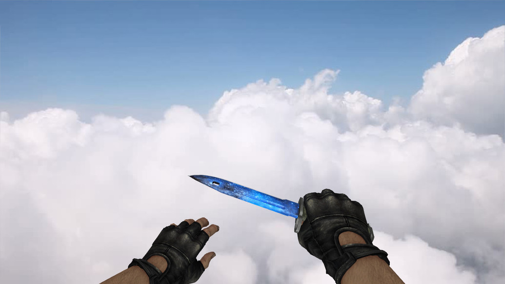«Штык-нож «Blue Galaxy»» для CS 1.6