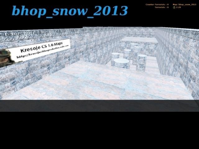 «bhop_snow_2013» для CS 1.6