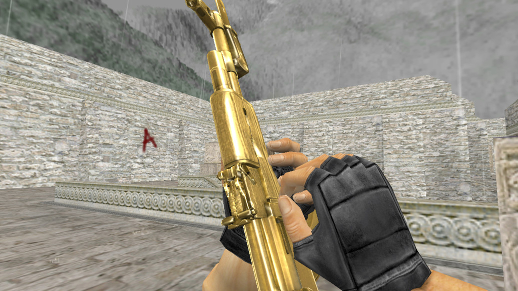 «Золотой АК-47 из CrossFire» для CS 1.6