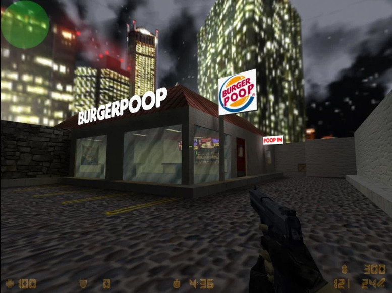 «de_burgerpoop» для CS 1.6