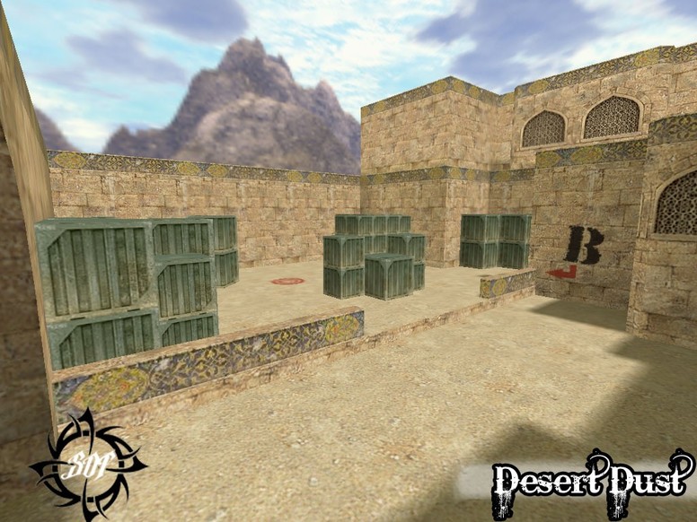 «de_desert_dust_b1» для CS 1.6