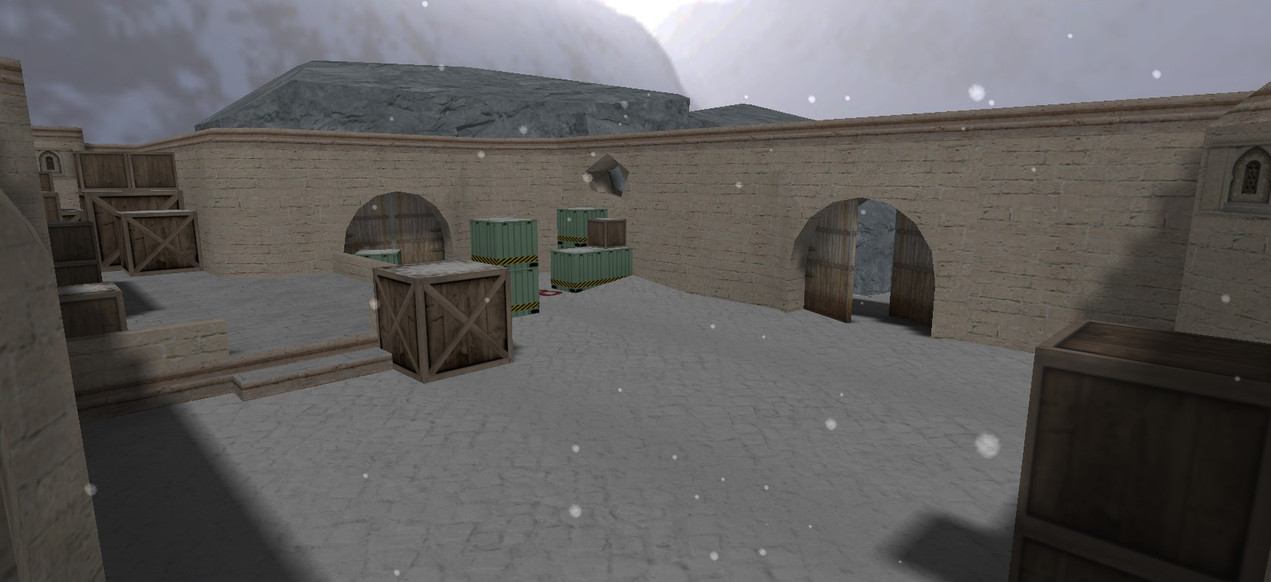 «de_dust2_winter_csco» для CS 1.6