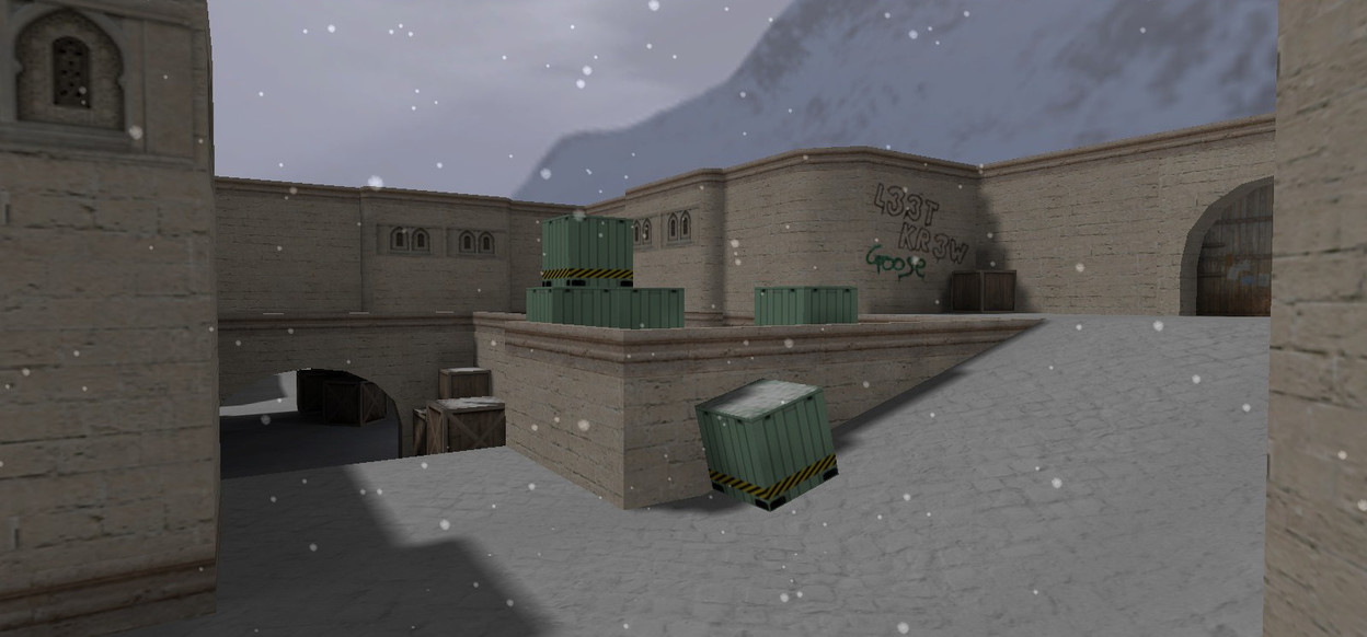 «de_dust2_winter_csco» для CS 1.6