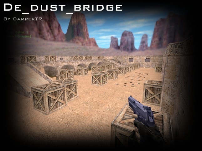 «de_dust_bridge» для CS 1.6