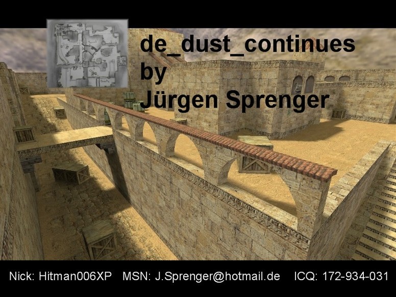 «de_dust_continues» для CS 1.6