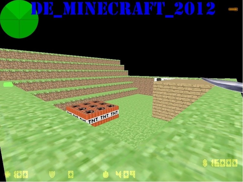 «de_minecraft_2012» для CS 1.6