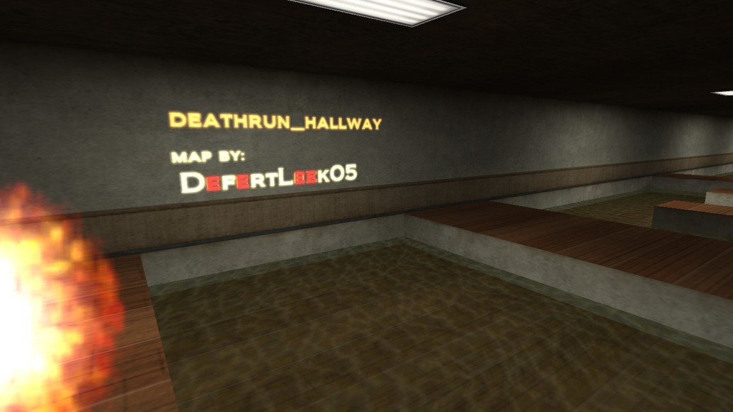«deathrun_hallway» для CS 1.6
