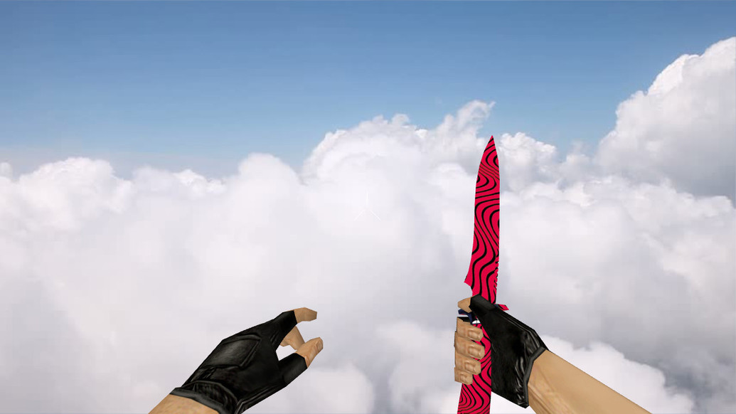 «Default Knife Red Black Pewdiepie» для CS 1.6