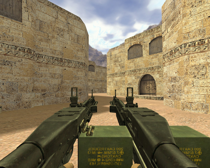 Модель «Два Пулемета Рембо» Для CS 1.6 - Скачать На All-CS.Ru