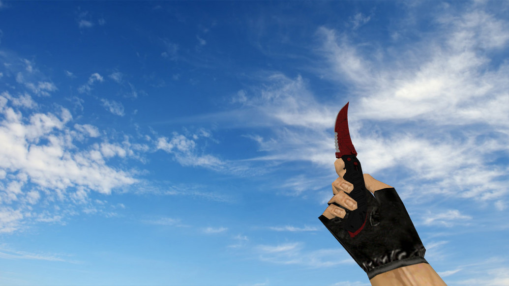 «Складной нож «Кровавая паутина»» для CS 1.6