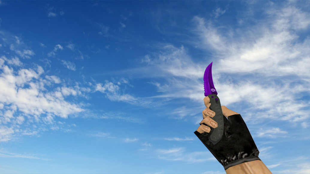 «Flip Knife Purple Oil» для CS 1.6