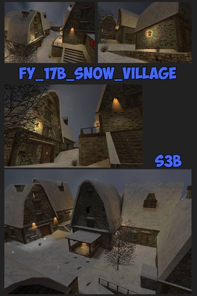 «fy_17b_snow_village» для CS 1.6