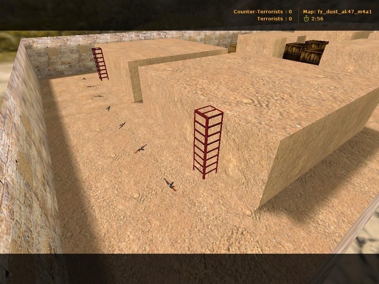 «fy_dust_ak47_m4a1» для CS 1.6