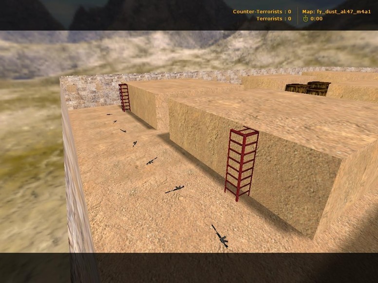 «fy_dust_ak47_m4a1» для CS 1.6
