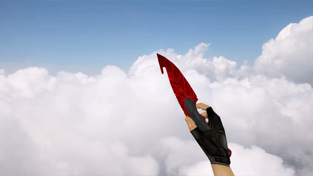 «Gut Knife Ruby Red» для CS 1.6