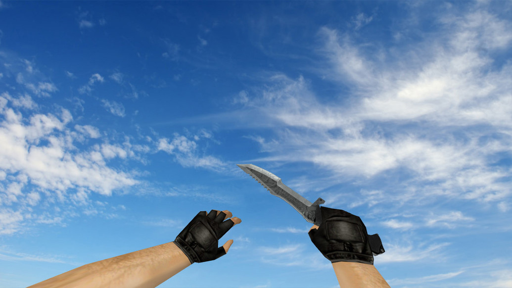 «Охотничий нож «Дамасская сталь»» для CS 1.6