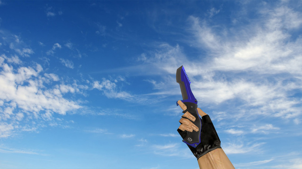 «Huntsman Knife Automatic Blue» для CS 1.6